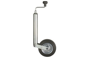 Опорное колесико цельнорезиновое Ø48 mm, 150 kg